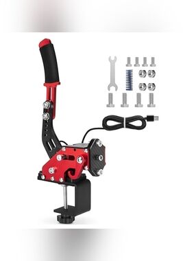 PC USB Handbrake Simulator w Clamp Logitech G29 G27 G920 Fanatec Drift Racing